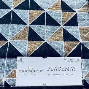 Gold/Silver/Black Placemats